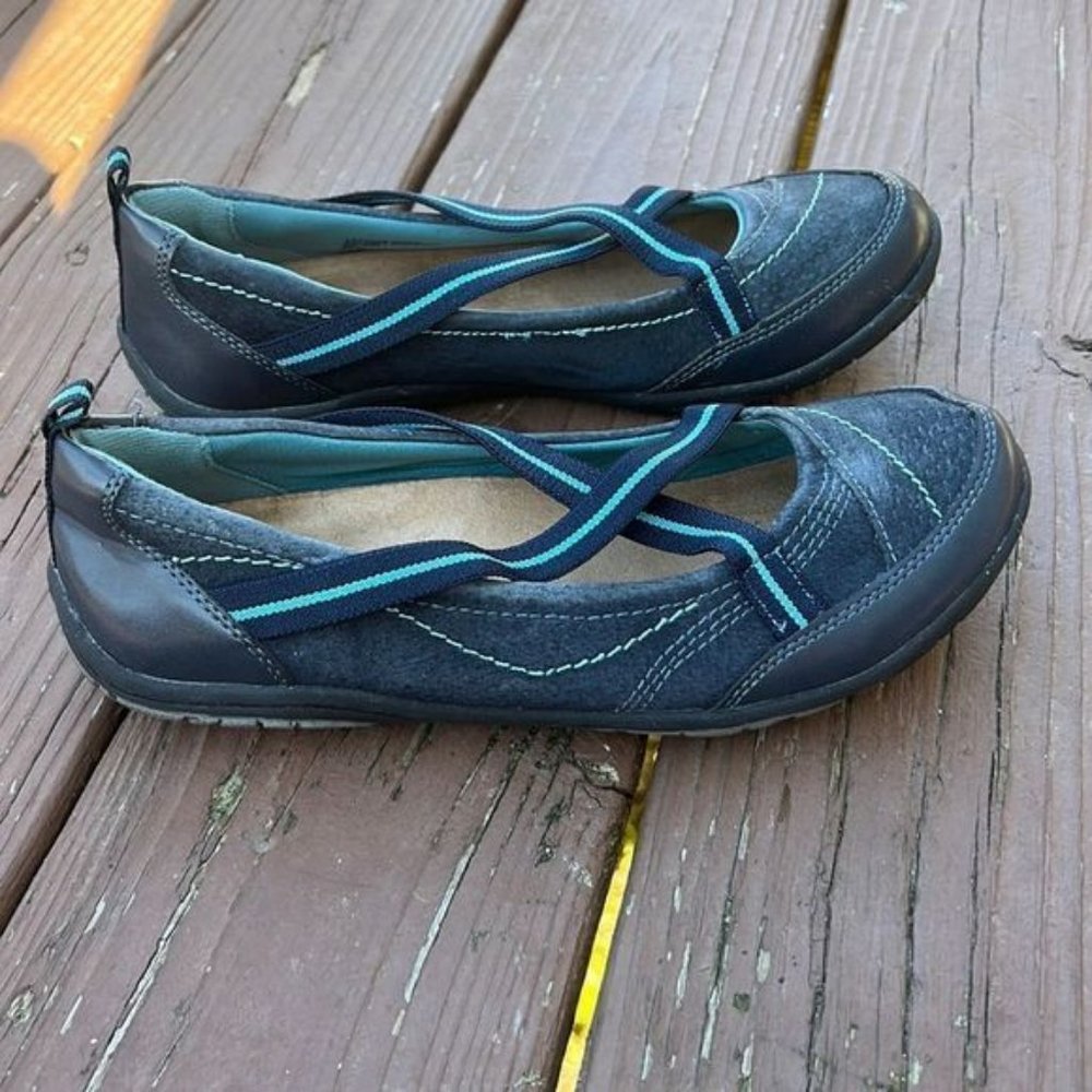 Earth Origins Size 8 Blue Mary Jane Sandals